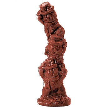 Tomric Stacked Snowman Polycarbonate Chocolate Mould